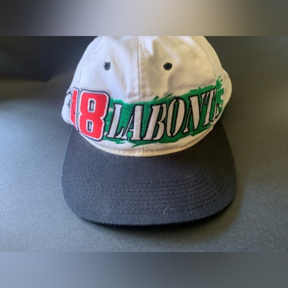 Vtg‎ Nascar Bobby Labonte #18 Interstate Batteries Snapback Hat Chase Authentics